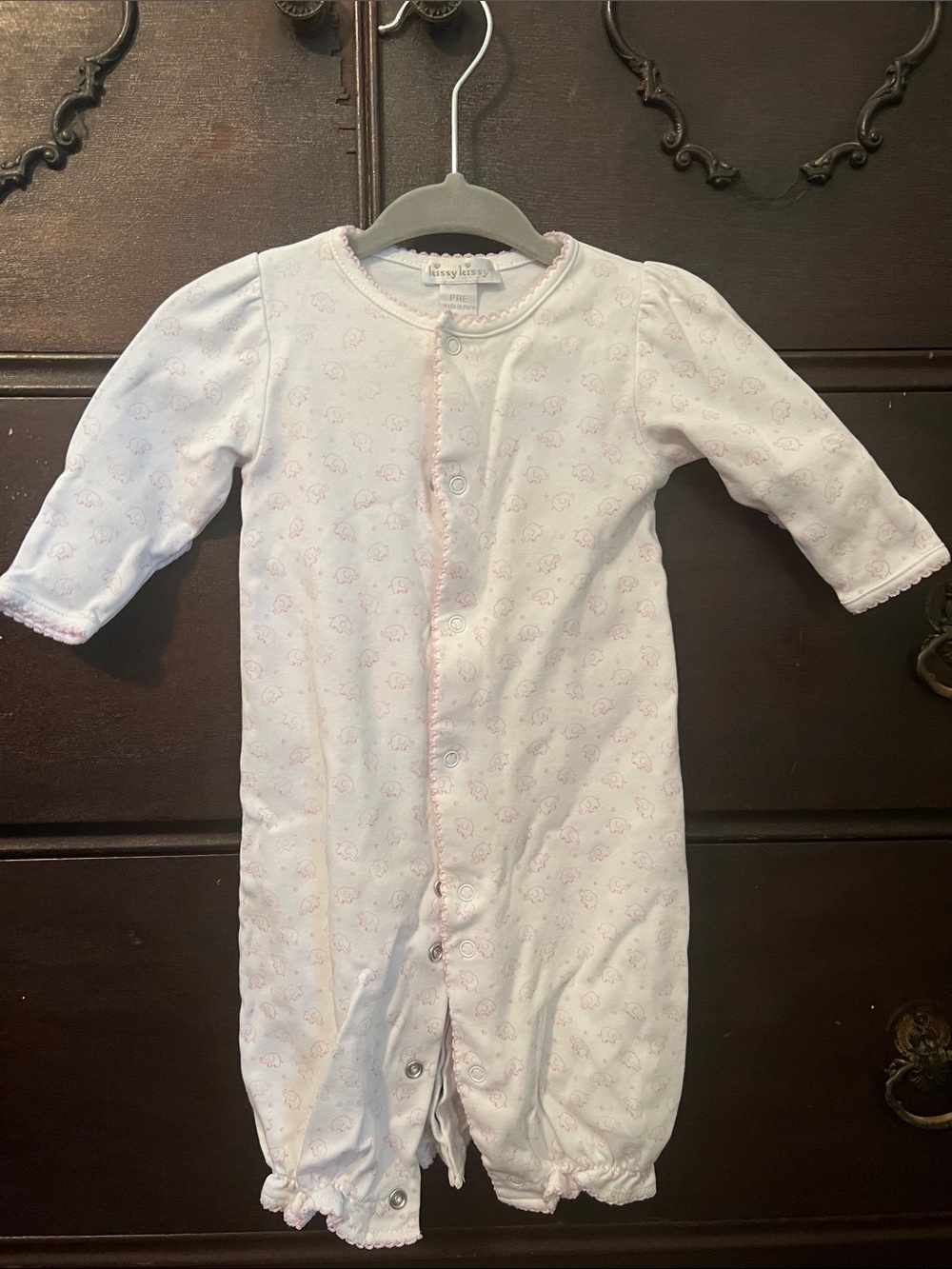 Kissy Kissy Soft Pink Convertible Sleep Sack Romper